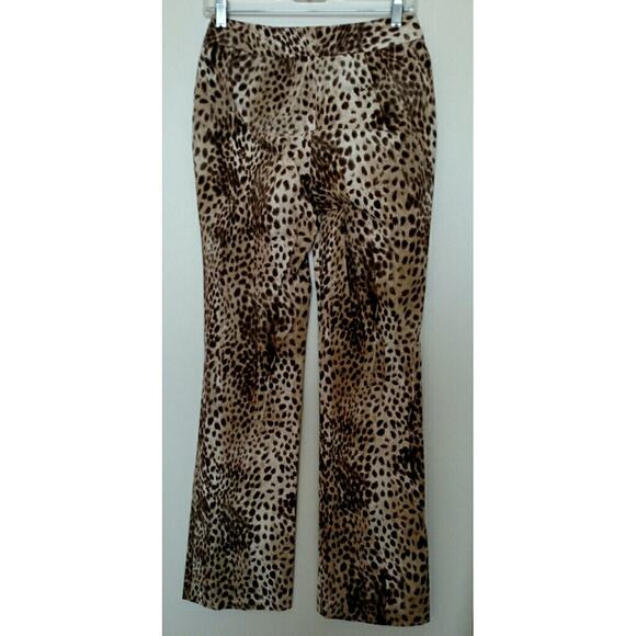 Classiques Entier Cheetah Pants - Size 4 - EUC - Picture 2 of 7